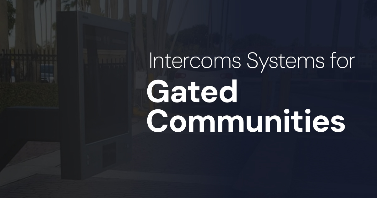 gated community intercom system